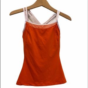 2/$25 ALO Coolfit CrissCross Tank Top Size X Small GUC